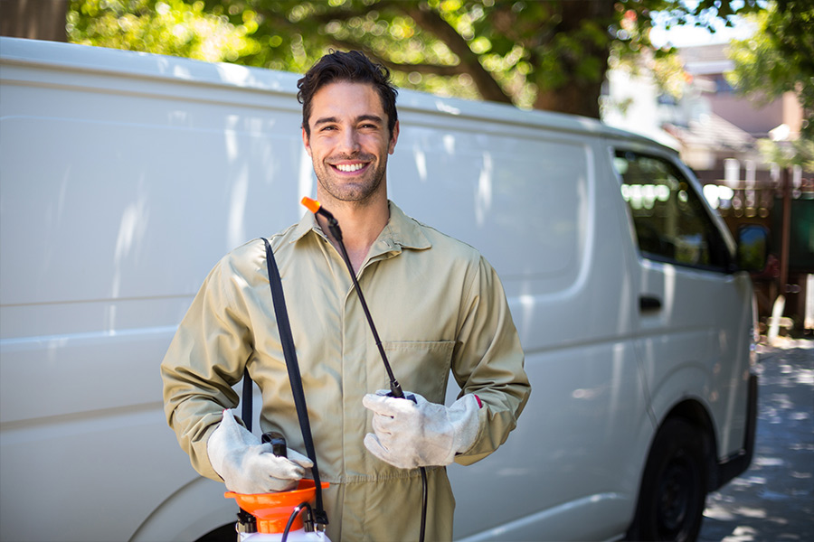 pest control services exterminator with a van oxford ms
